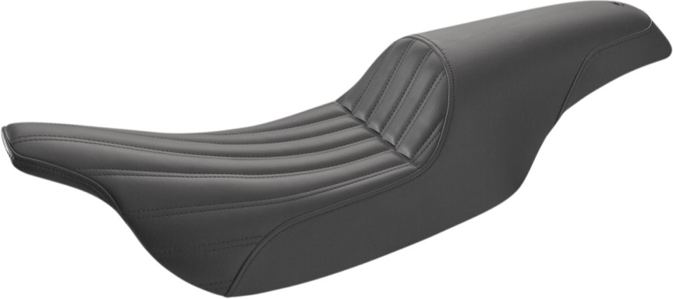 Saddlemen Black Profiler Knuckle 2-Up Seat Harley Touring 97-07