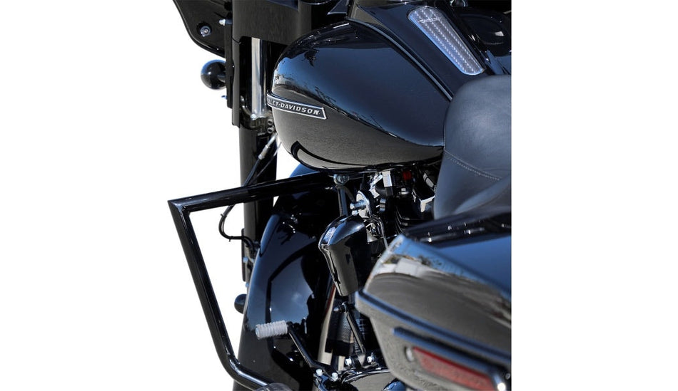 LA Choppers Black Twin Peaks Engine Guard Harley Touring 09-Up