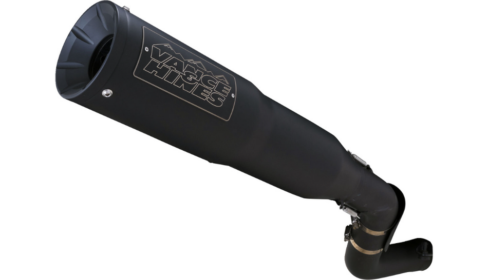 Vance & Hines 46533 Black Adventure Hi-Output 450 Slip On Muffler Harley Pan America