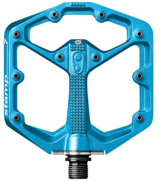 Crankbrothers 16636 Stamp 7 Small Pedals w/ Adjustable Pins Blue Universal MTB