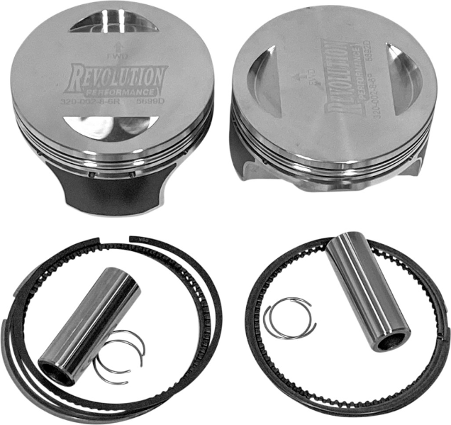 Revolution Performance 109" Big Bore Flat Piston Kit Harley Evolution 84-99