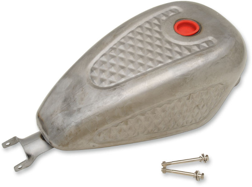 Drag Raw Diamond Style 3 Gallon Gas Tank Vented Cap Harley Sportster 04-06
