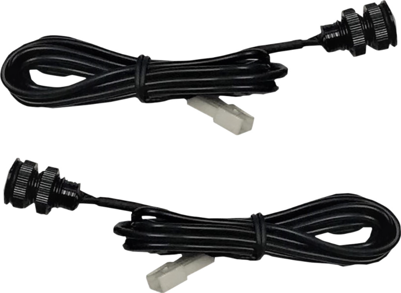 Custom Dynamics Black Red LED Boltz Lights Running Brake or Taillight 12v Universal