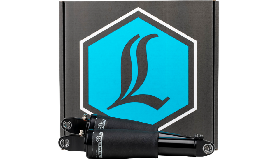 Legend Suspension 13.6" Air-A Ride Rear Shocks for Harley Trike Tri Glide 17-22