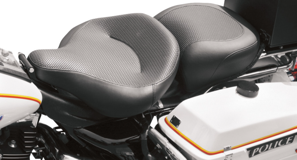 Mustang 79436 Textured Rear Passenger Pillion Seat Harley Touring 97-Up