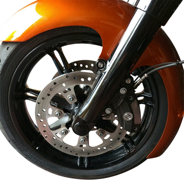 Klock Werks Black Flush Mount Front Axle 25mm KWS-01-0610 Harley 08-Up
