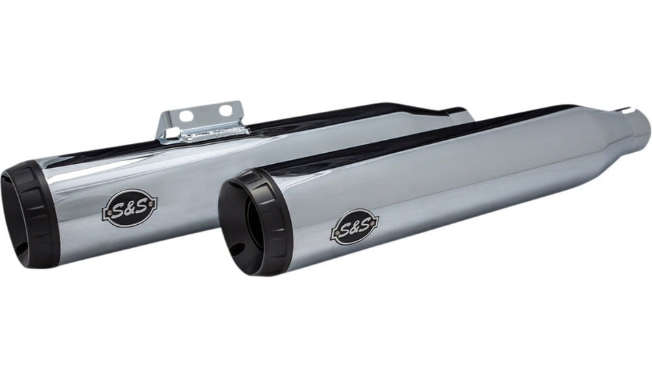 S&S Cycle Chrome Grand National 50 State Slip-On Mufflers Harley Softail 18-20