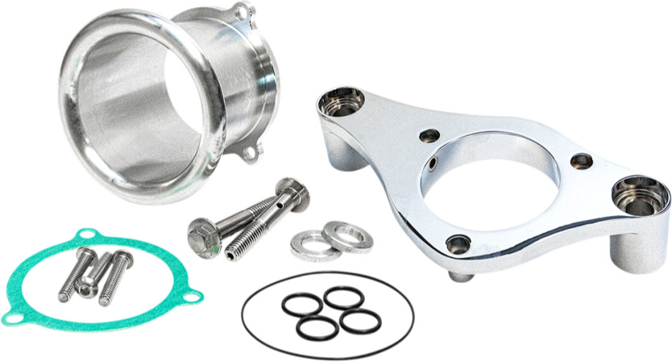 Feuling 5402 Velocity Stack Chrome Plate Velocity Stack Air Cleaner Harley M8 17-