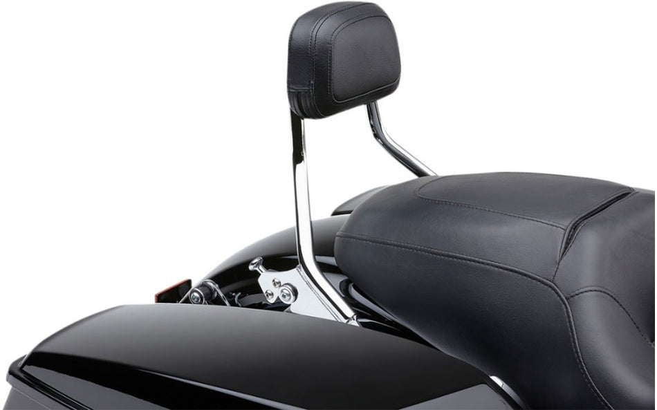 Cobra USA Chrome Short Detachable Passenger Backrest Harley Touring 97-08