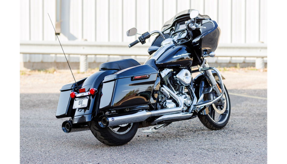 S&S Guardian Chrome GNX 4.5" Slip On Exhaust Mufflers Harley Touring FLH/T 95-16