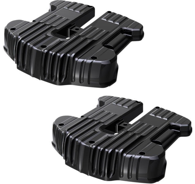 Rough Craft Black Grooved Rocker Box Cover RC-610-000 Harley Milwaukee Eight 17+