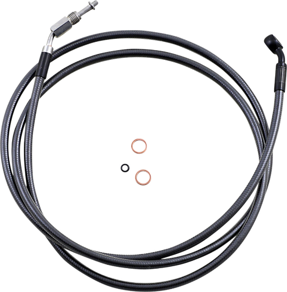 Magnum 74" Hydraulic Clutch Line 10 Mm 35° Banjo Black Pearl Harley ABS CVO 09-12