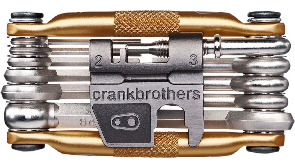 Crankbrothers 10755 M17 Multitool Hex Torx Wrenches Drivers Chain Tool Gold