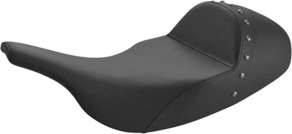Saddlemen Black Knuckle Solo Seat Ribbed Harley Street Glide Road King 97-07
