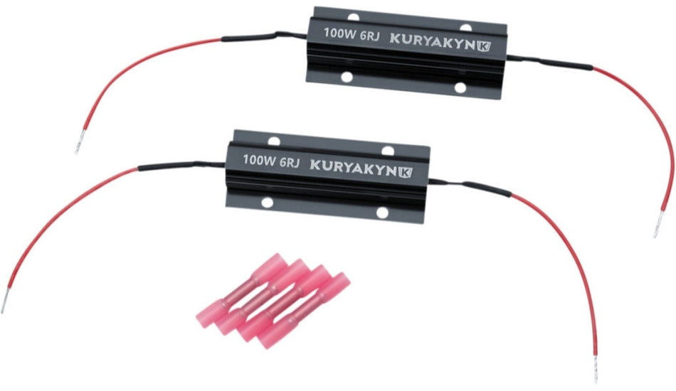 Kuryakyn 2992 Aluminum Load Equalizer Modules 100w 6Ohm 12v