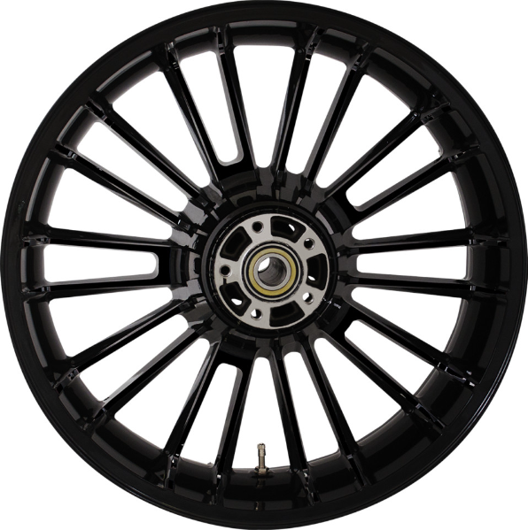 Coastal Moto Black 18x5.5 Atlantic 3D Rear Wheel ABS Harley FLH 09-Up