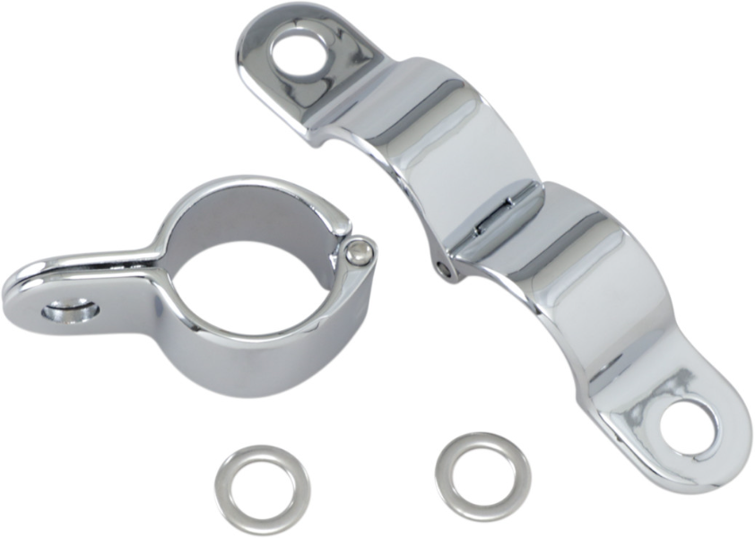 Kuryakyn 1001 Chrome 1-1/2" Magnum Quick Clamps Pair Harley & Metric