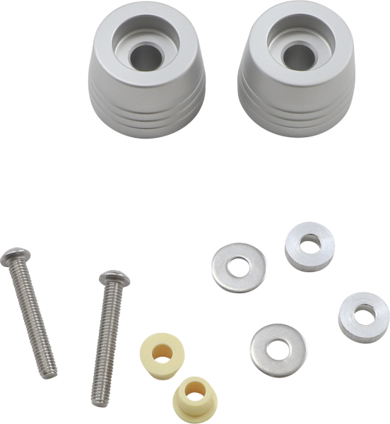 Kuryakyn 3850 Lodestar Handlebar Bar End Sliders Silver Honda Grom 14-20 2022