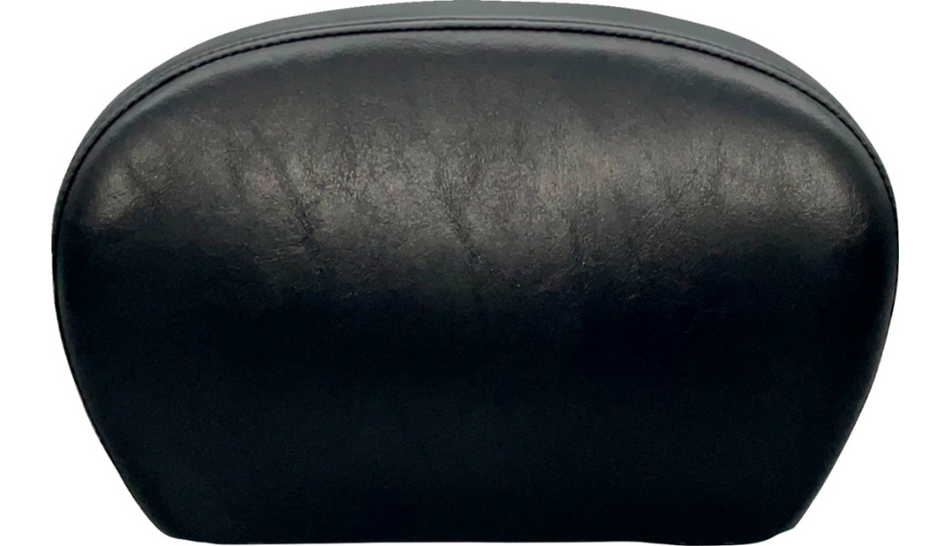 Le Pera Smooth Black Shiny Sissy Bar Pads for Harley Standard & Tall Bar Uprights