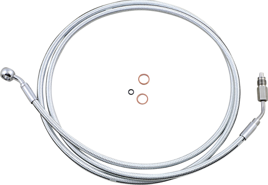 Magnum 70" Hydraulic Clutch Line 10 Mm 35° Banjo Sterling Chromite Harley ABS CVO 09-12