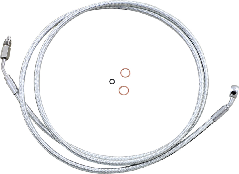 Magnum 74" Hydraulic Clutch Line 10 Mm 35° Banjo Sterling Chromite Harley ABS CVO 09-12
