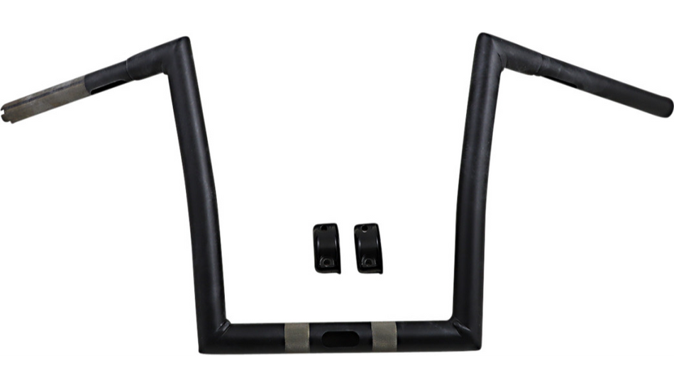 Todd's Cycle 12" Rise Flat Black 1-1/4" Handlebars for Harley Road Glide 15-23