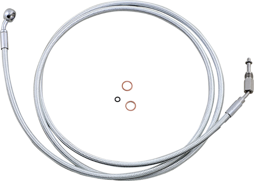 Magnum 76" Hydraulic Clutch Line 10 Mm 35° Banjo Sterling Chromite Harley ABS CVO 09-12