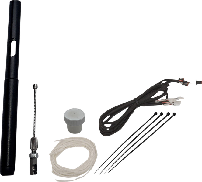 FBI EZ Install 12" Braided Handlebar Install Kit 4 Harley 21-24 Hydraulic Clutch