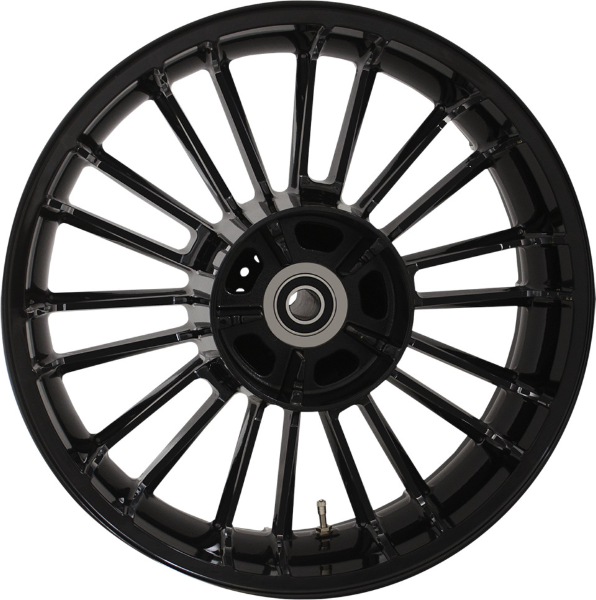 Coastal Moto Black 18x5.5 Atlantic 3D Rear Wheel ABS Harley FLH 09-Up