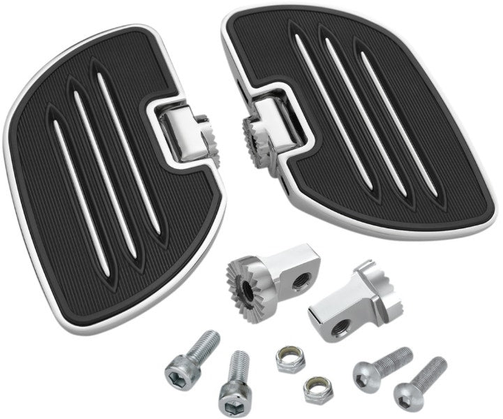 Show Chrome Commander Highway Boards Adjustable Harley Male Mount & Custom