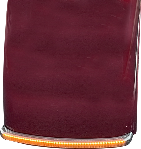 Custom Dynamics Amber/White LED Dynamic Fender Lights Harley Tri Glide 11-13