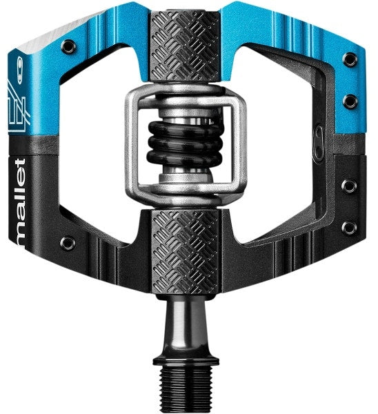 Crankbrothers 16080 Mallet E LS Hybrid Pedals w/ Adjustable Pins Black/Blue MTB