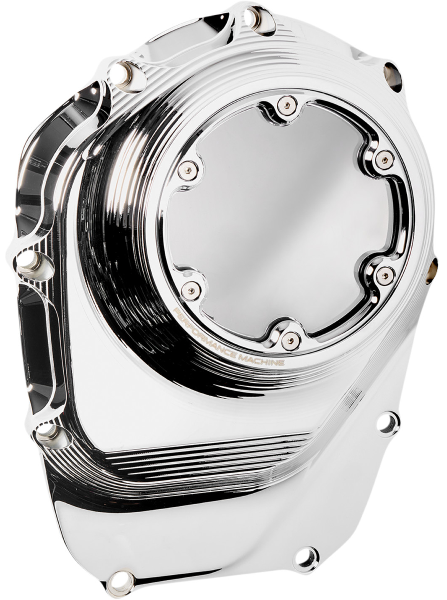 Performance Machine Chrome Vision Clear Cam Cover Harley Milwaukee Eight 17-Up