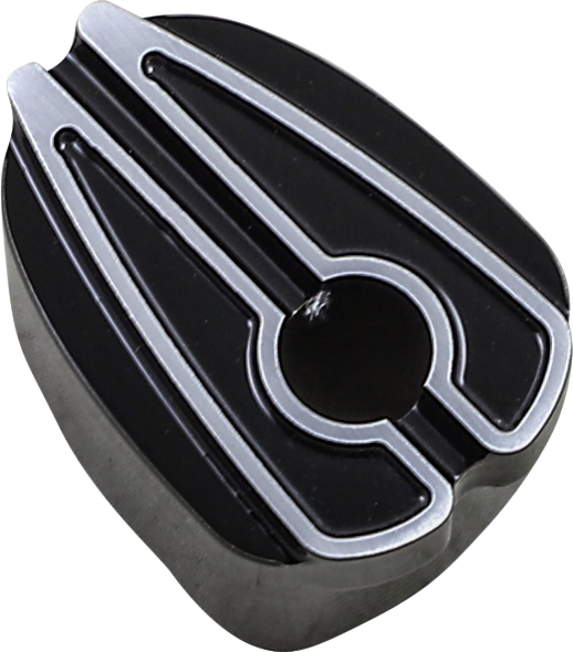 Covington Customs C1850-B Black Ripper Ignition Switch Cover Harley Touring 14-Up