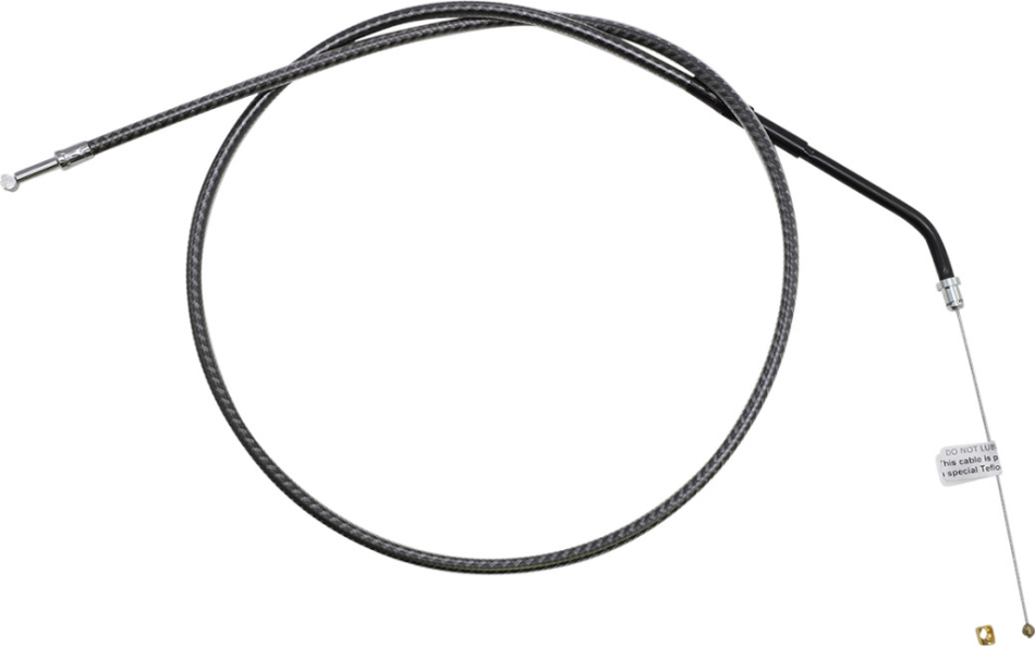 Magnum KARBONFIBR 37 7/8" Throttle Cable Smooth 45 Degree Harley Big Twin 84-17