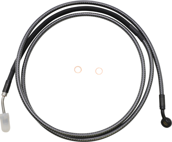 Magnum KARBONFIBR 80" Hydraulic Clutch Line 35 Degree Harley Touring 14-16