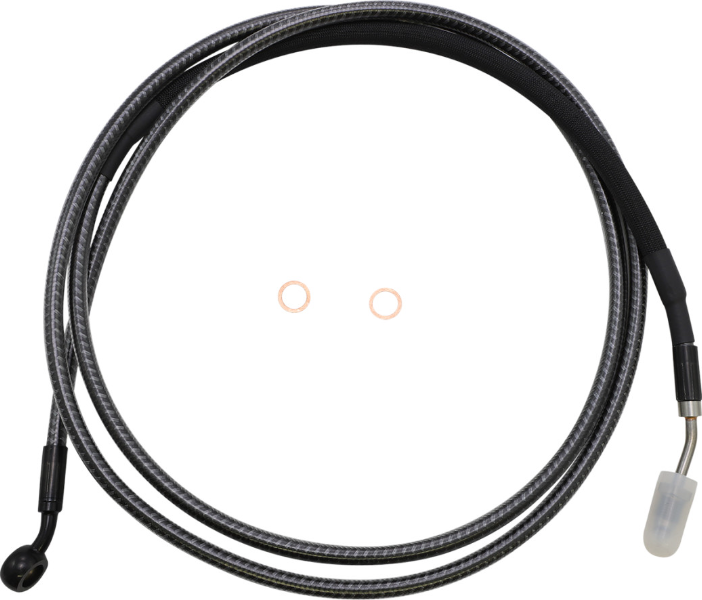 Magnum KARBONFIBR 80" Hydraulic Clutch Line 35 Degree Harley Touring 17-Up