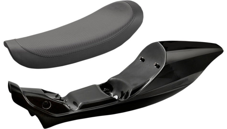 Saddlemen Ronan Carbon Kit Black Tail Section w/ Seat Harley Sportster XL 04-20