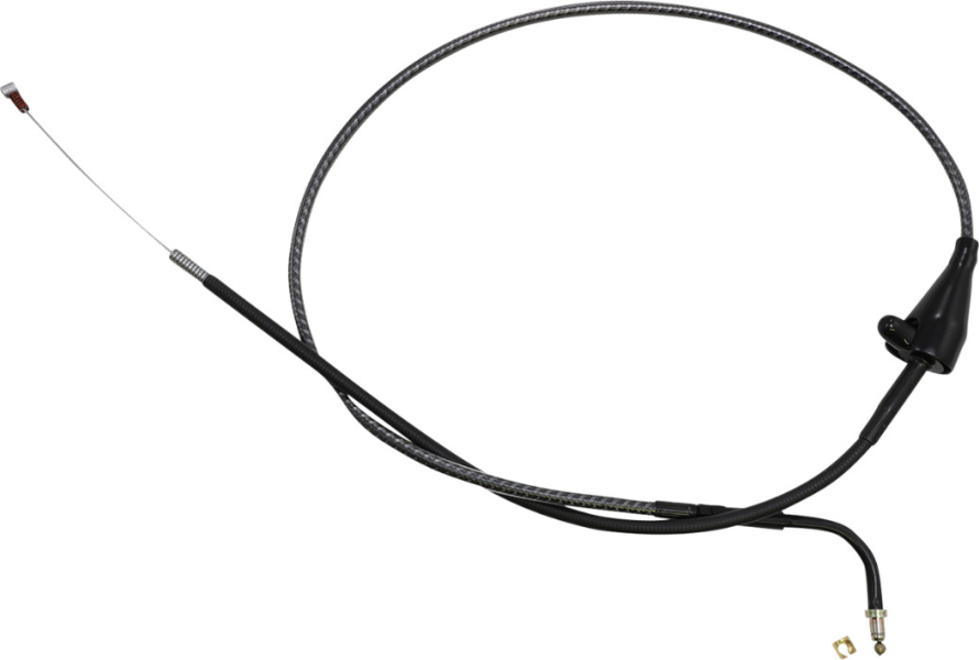Magnum KARBONFIBR 24 3/8" Throttle Idle Cable 90 Deg Smooth Harley Touring 01-07