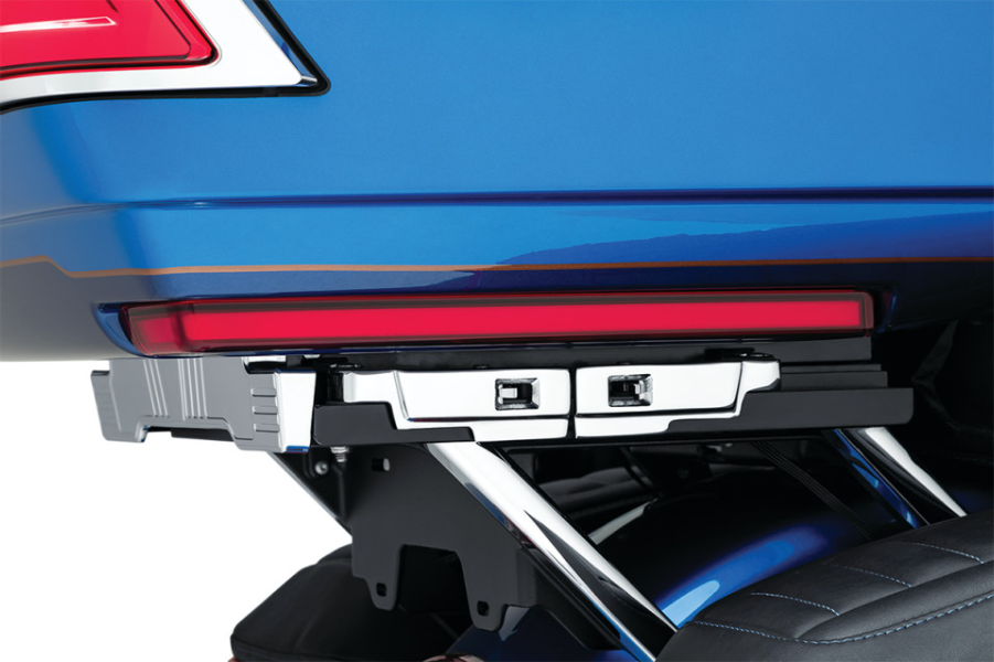 Kuryakyn 2943 Tour-Pak Side LED Lights Tracer Red Lens Harley Tour Pak 14-Up