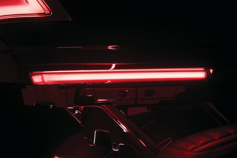 Kuryakyn 2943 Tour-Pak Side LED Lights Tracer Red Lens Harley Tour Pak 14-Up