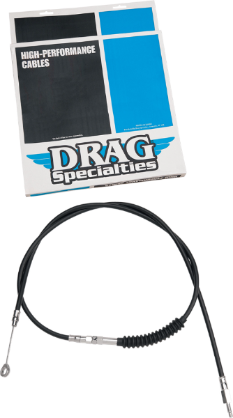 Drag 62" High-Efficiency Black Vinyl Clutch Cable OE Rpl 38664-00 Harley 87-06