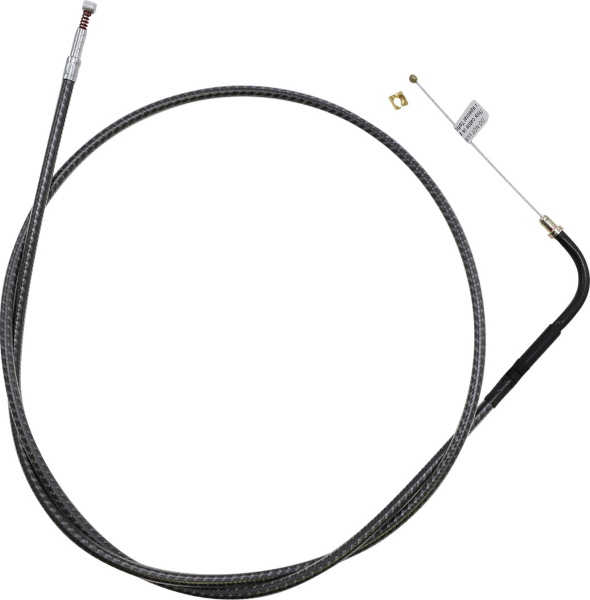 Magnum KARBONFIBR 49 5/8" Idle Cable 90 Deg Smooth Harley Big Twin 84-17