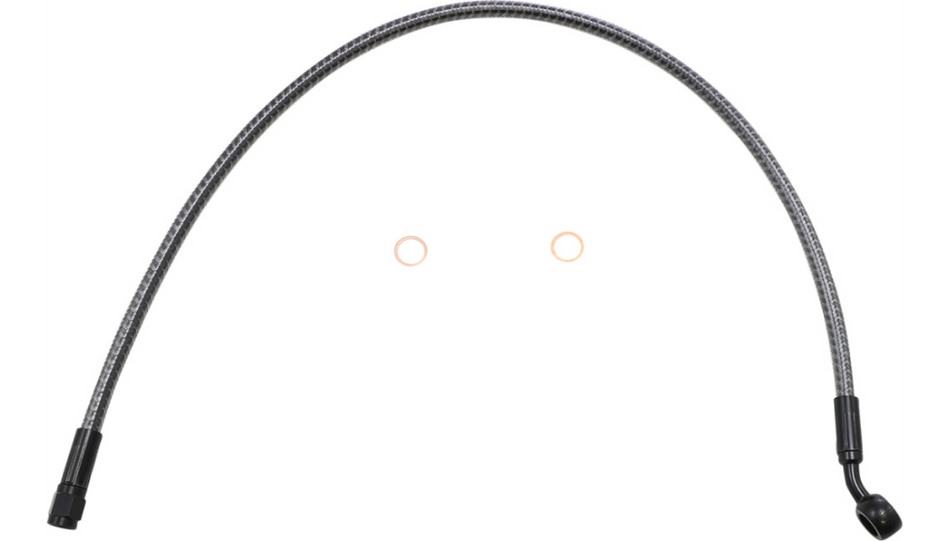Magnum KARBONFIBR 23" Upper Brake Line 35 Degree Harley Road King 14-Up