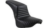 Le Pera Black Kickflip Seat for Harley Softail 18-23 FXLR/FLSB