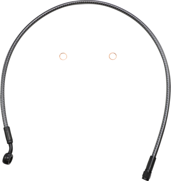 Magnum KARBONFIBR 29" Upper Brake Line 35 Degree Harley & Custom