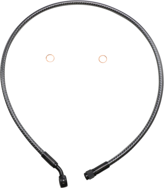 Magnum KARBONFIBR 31" Upper Brake Line 35 Degree Harley & Custom