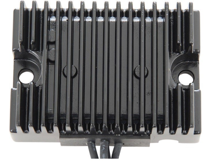 Drag Solid State Black Voltage Regulator Harley 89-99 Evo Big Twin Rep 74519-88 | 2112-0783