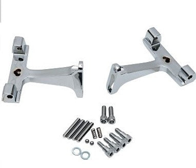 Drag Specialties Chrome Passenger Floorboard Mounts OEM 53070-00A Harley FLH | 1621-0392