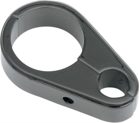 Drag Specialties Die-Cast Clutch Cable Clamp Black 1-1/4" Harley-Davidson